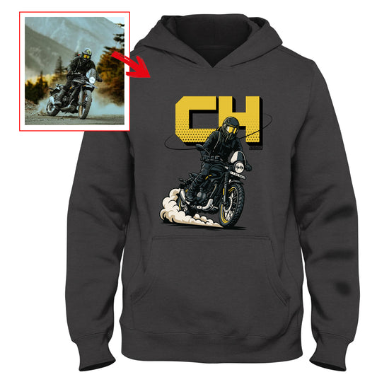 ch__saddler - BLACK Custom Designed HOODIE