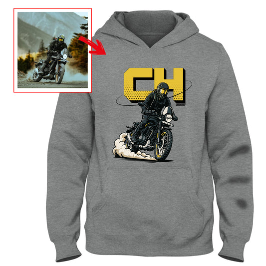 ch__saddler - DARK GREY Custom Designed HOODIE