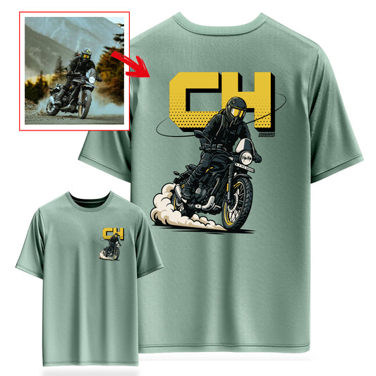 ch__saddler- LIGHT GREEN Custom Designed OVERSIZED