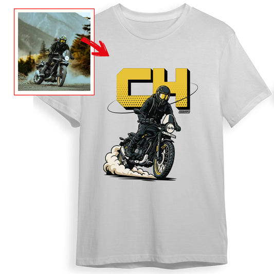 ch__saddler - WHITE Custom Designed ROUND NECK TSHIRT