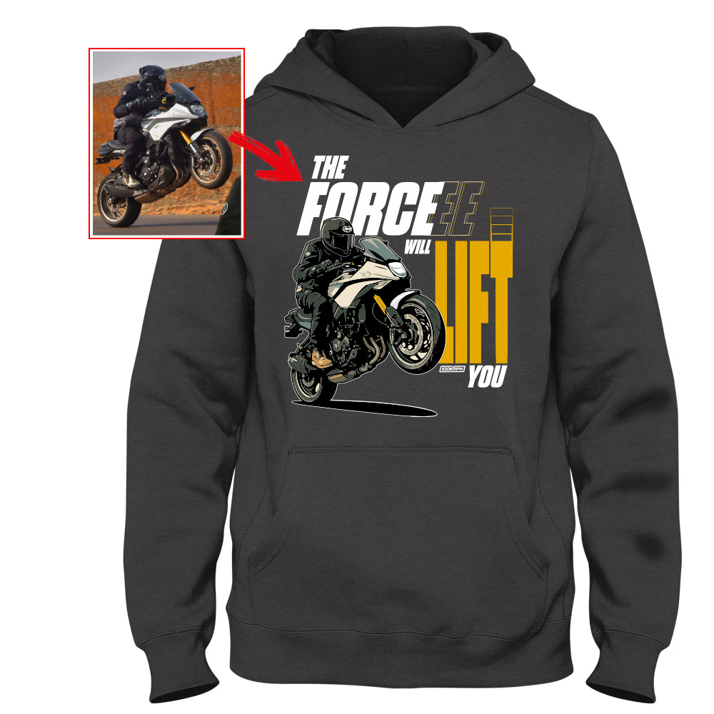 anis.shaikh.media  - BLACK Custom Designed HOODIE