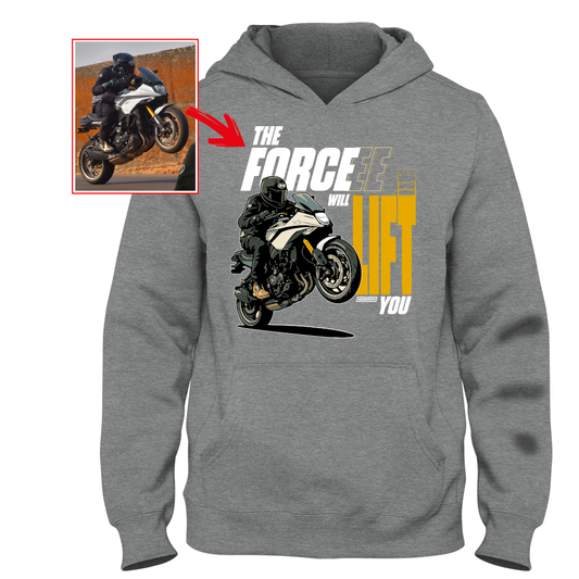 anis.shaikh.media  - DARK GREY Custom Designed HOODIE