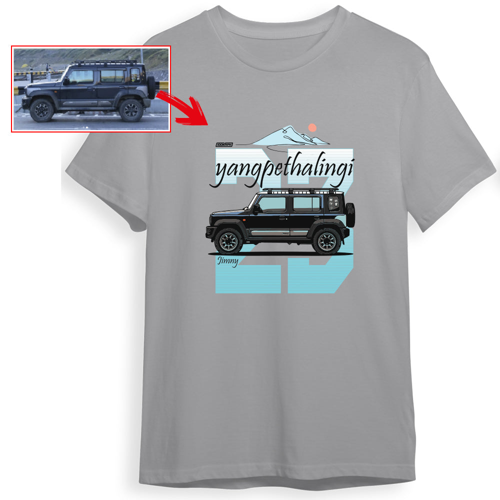 yangpethalingi_23 - GREY Custom Designed ROUND NECK TSHIRT