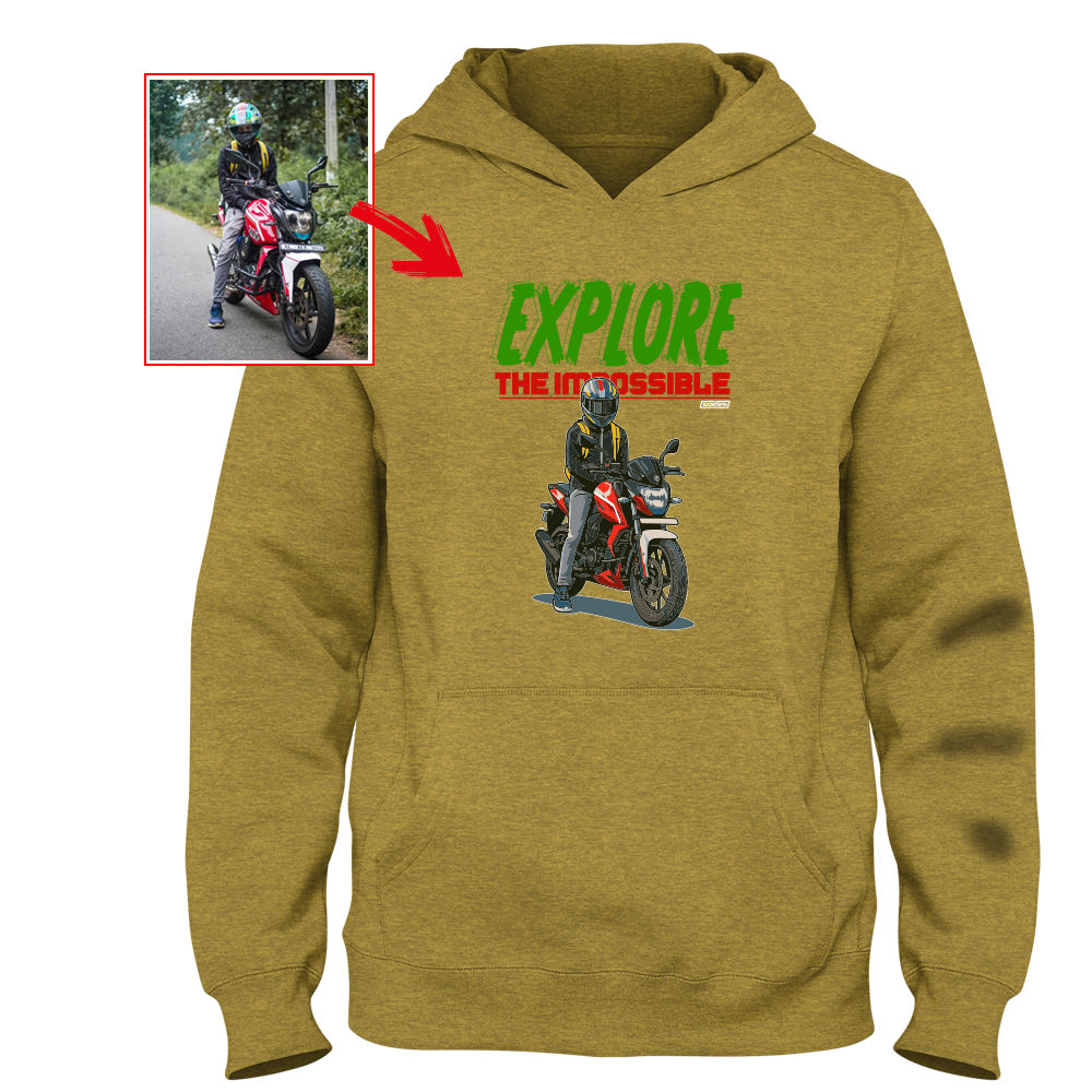 the_speedometric_boy - YELLOW Custom Designed HOODIE