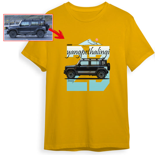 yangpethalingi_23 - YELLOW Custom Designed ROUND NECK TSHIRT